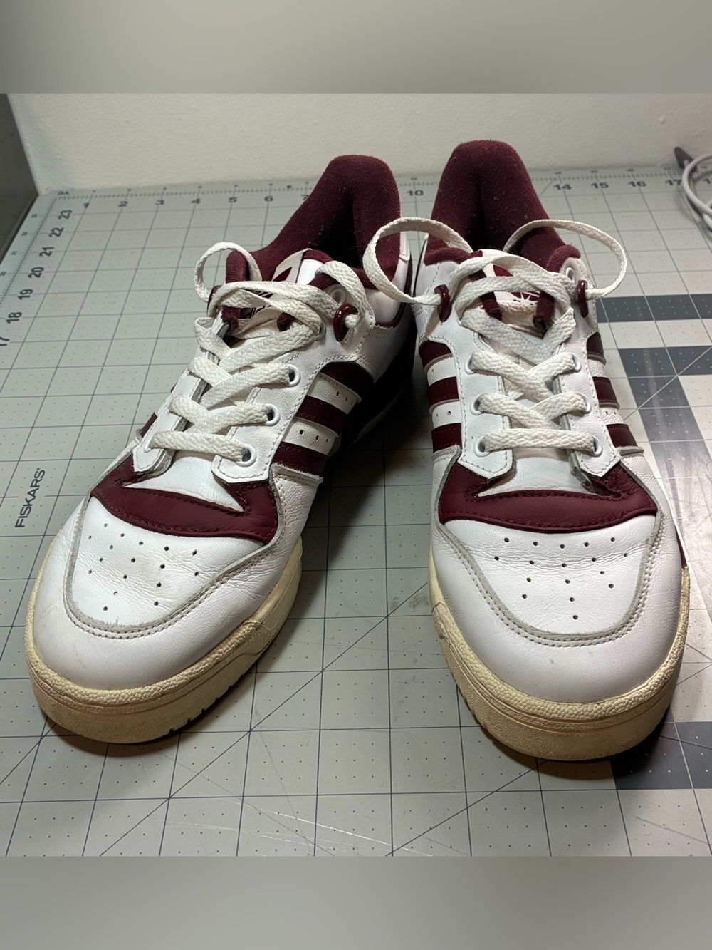 Adidas Rivalry Low 86
White and Burgundy W7.5 - Picture 2 of 6